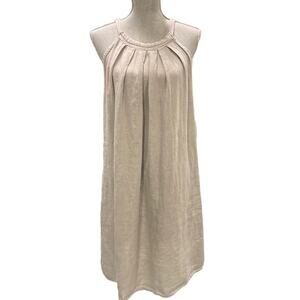 Ambra Linen Dress‎ M Fairy Lagenlook Effortless Minimalist Quiet Luxury Italy